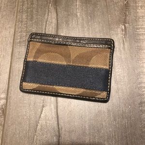 Coach card holder